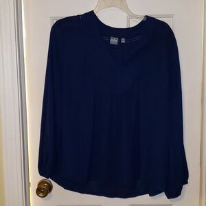 NWOT Women’s New York and Company Blue Blouse XXL